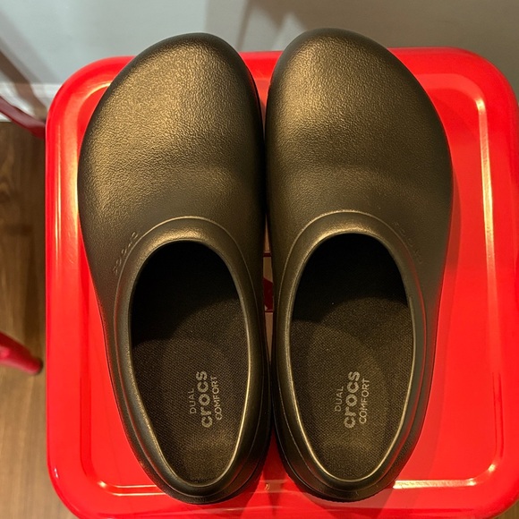 CROCS Other - CROCS Black Dual Comfort Slip-Ons